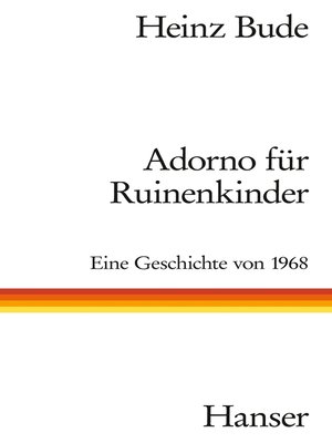 cover image of Adorno für Ruinenkinder